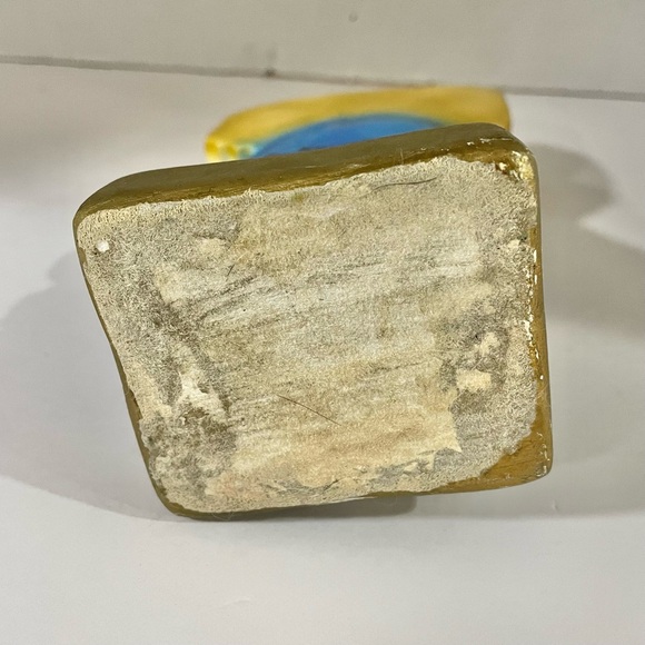 VTG Statue Our Lady of San Juan de los Lagos Chalkware Hand Painted Italy 7.5” - Picture 10 of 11